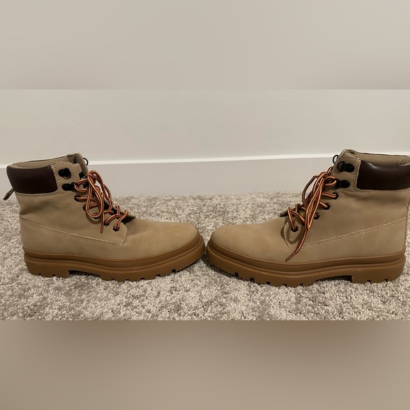 Steve Madden Men's Guntur Utility Style Boots Size 9 Men’s Cognac - NWT - Picture 5 of 9